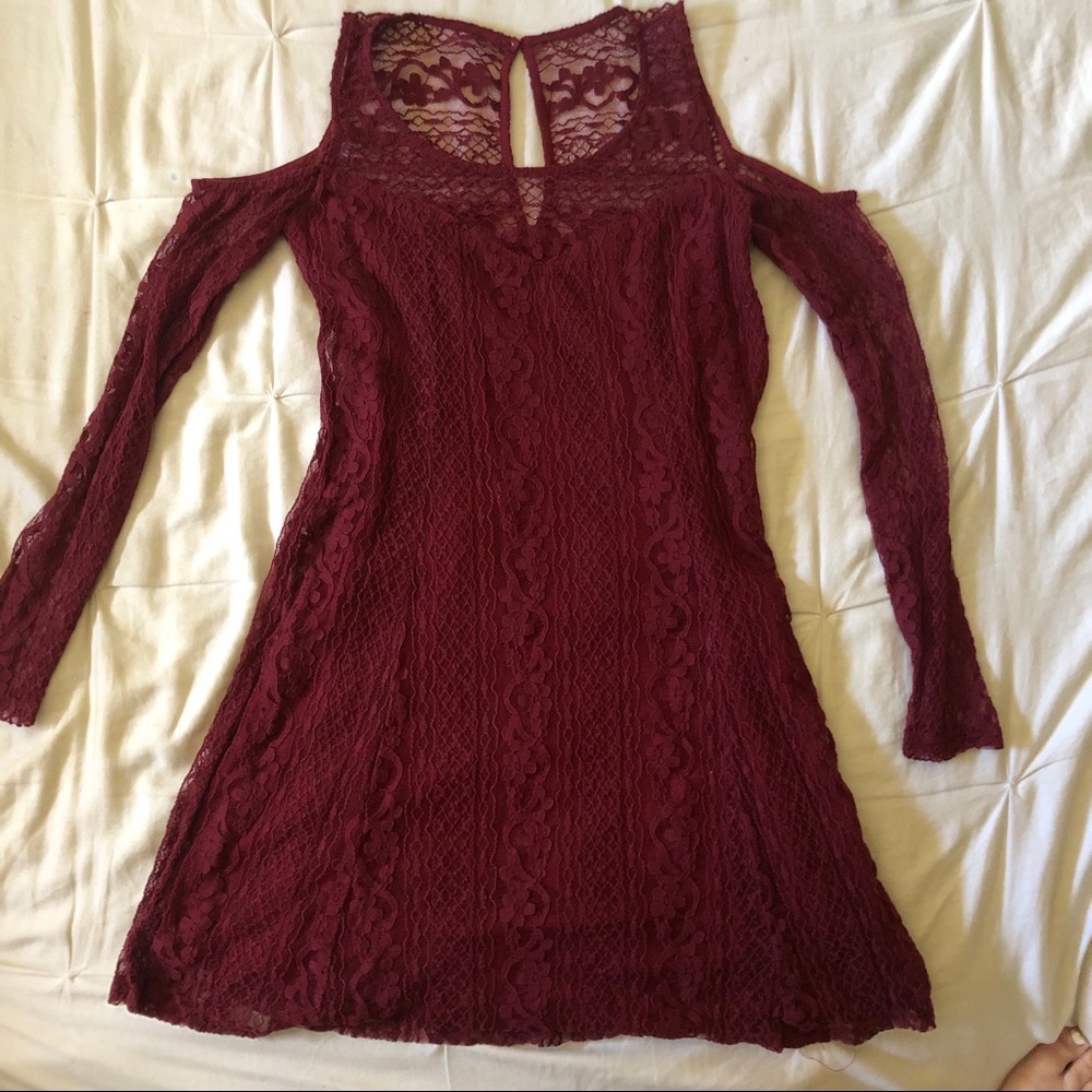 Holister Red lace dress